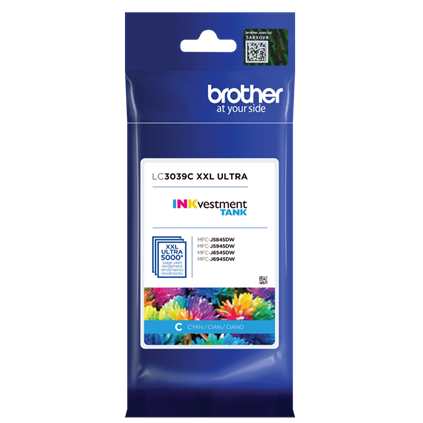 Brother Ultra High Yield Cyan Ink Cartridge (5000 Yield)