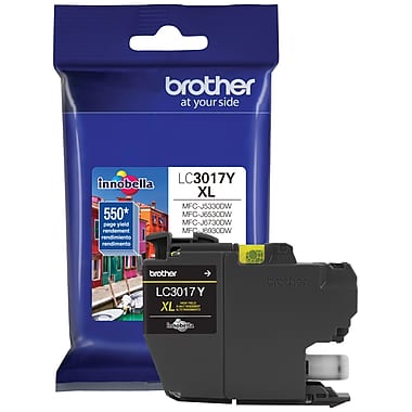 Brother High Yield Yellow Ink Cartridge (550 Yield)