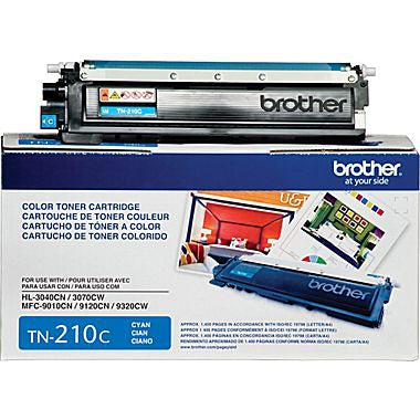 Brother OEM TN210C Cyan Toner Cartridge (New Open Box)