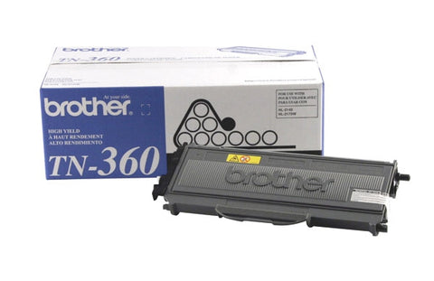 Brother OEM TN360 Black High Yield Toner Cartridge