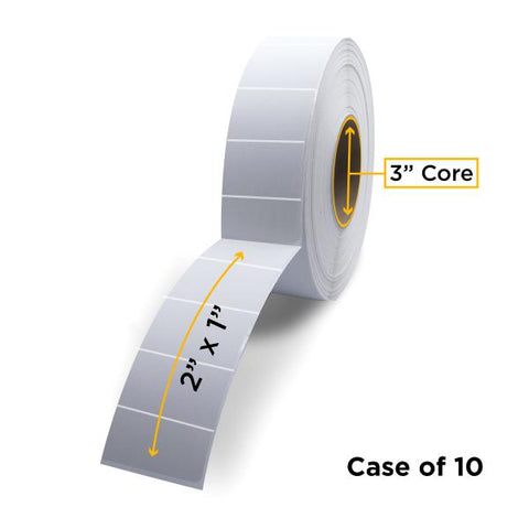 Clover Technologies Group, LLC Non-OEM New Direct Thermal Label Roll 3.0" ID x 8.0" Max OD for Industrial Barcode Printers